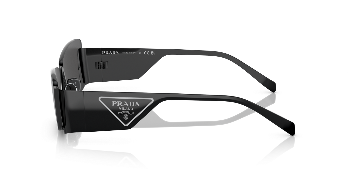 משקפי שמש פראדה שחור-אפור כהה | PRADA PR 59ZS Black-Dark Grey