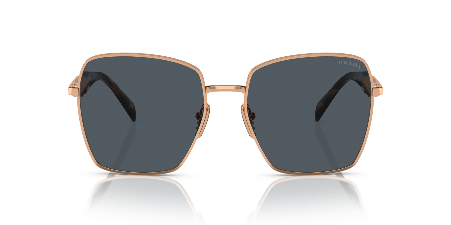 Prada Sunglasses Pink Gold-Dark Grey | PRADA PR 64ZS Pink Gold-Dark Grey