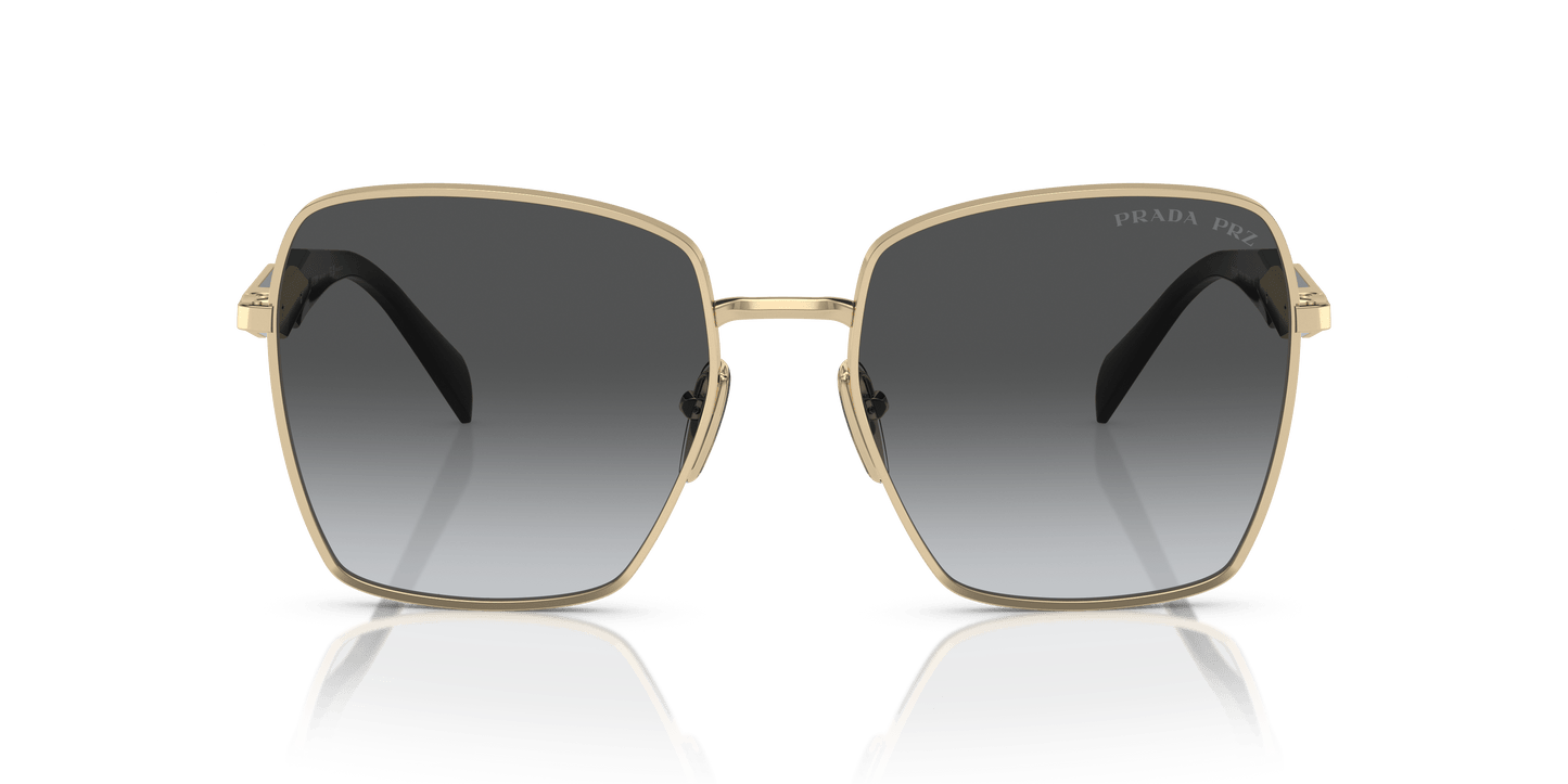 Prada Sunglasses Pale Gold-Polar Grey Gradient | PRADA PR 64ZS Pale Gold-Polar Grey Gradient