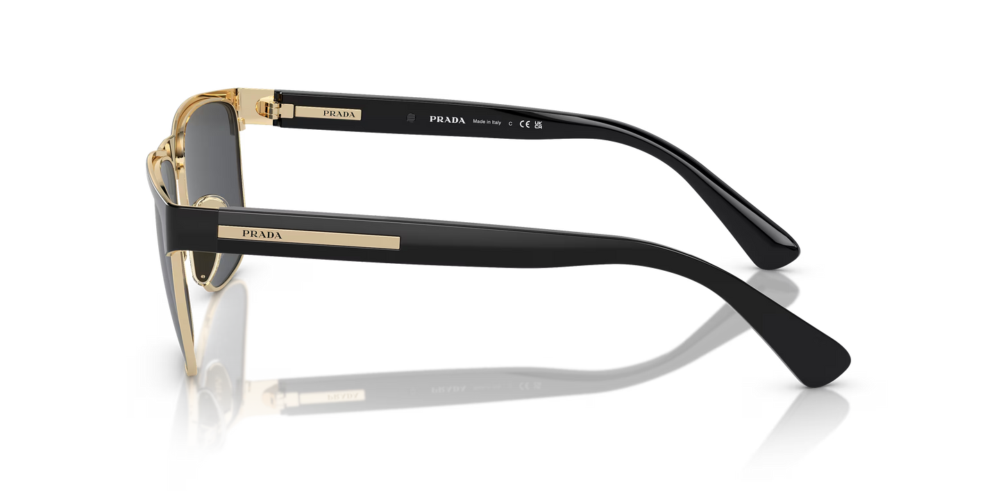 משקפי שמש פראדה שחור-שקוף | Prada PR 66ZS Black-Transparent