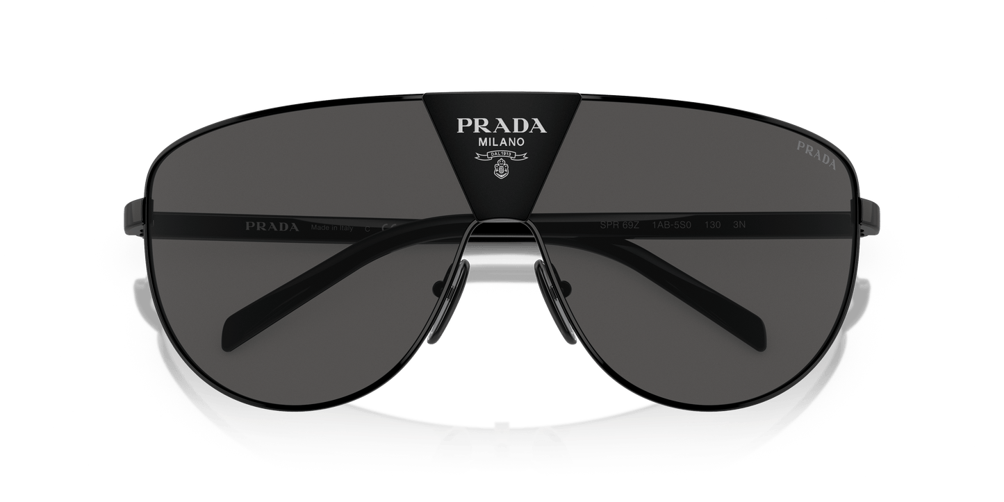 משקפי שמש פראדה שחור-אפור כהה | PRADA PR 69ZS Black-Dark Grey