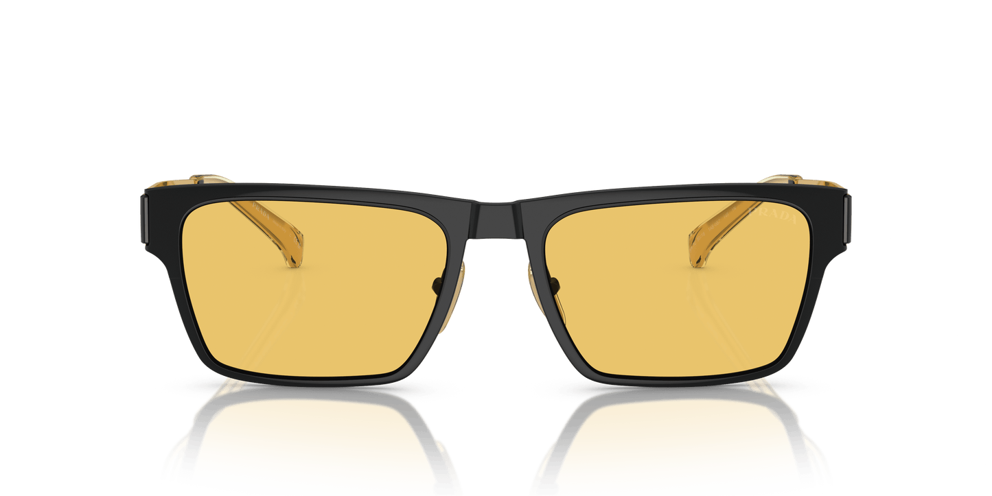 Prada Sunglasses Black-Yellow | Prada PR 71ZS Black-Yellow