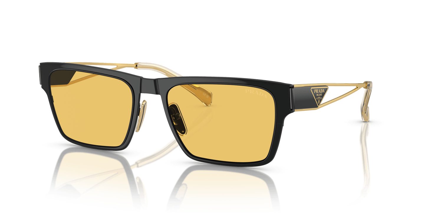 Prada Sunglasses Black-Yellow | Prada PR 71ZS Black-Yellow