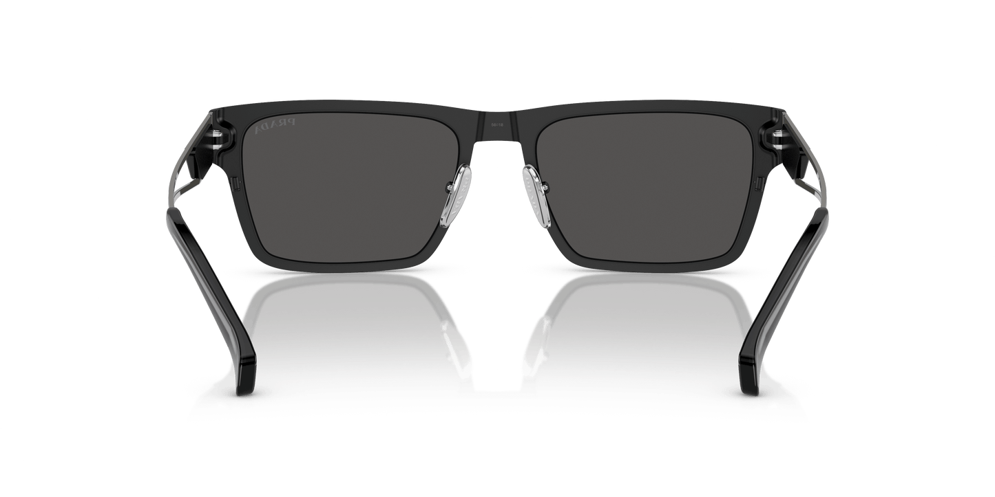 Prada PR 71ZS Matte Black-Dark Grey Sunglasses