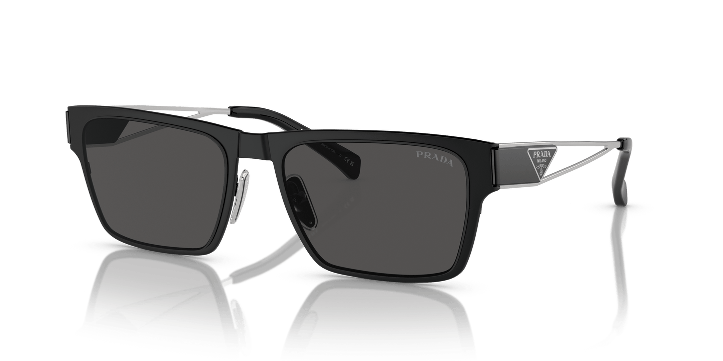 Prada PR 71ZS Matte Black-Dark Grey Sunglasses