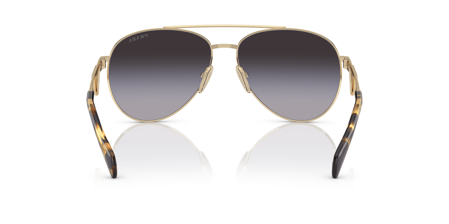 Prada Sunglasses Pale Gold-Grey Gradient | PRADA PR 73ZS Pale Gold-Grey Gradient