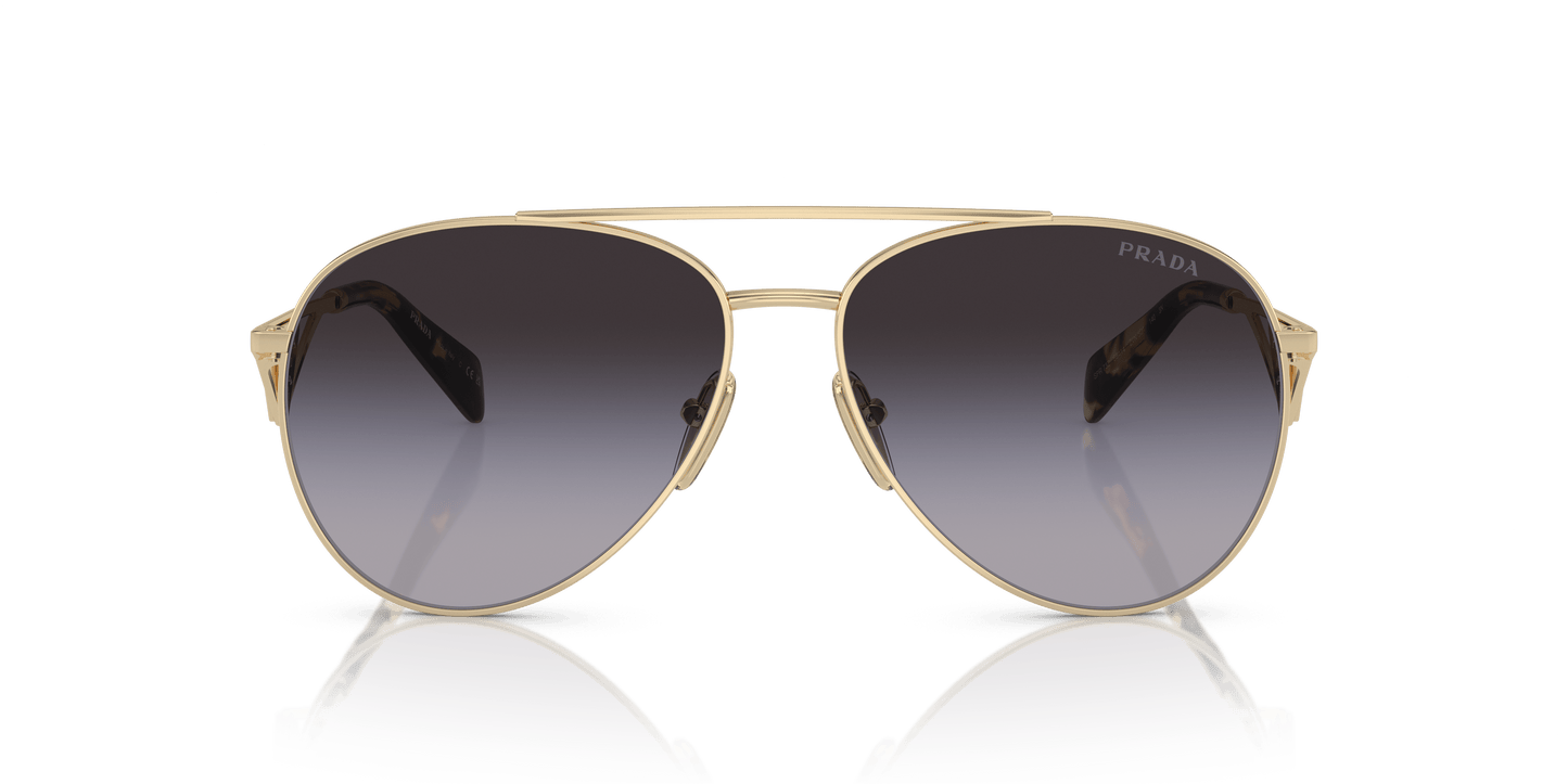 Prada Sunglasses Pale Gold-Grey Gradient | PRADA PR 73ZS Pale Gold-Grey Gradient