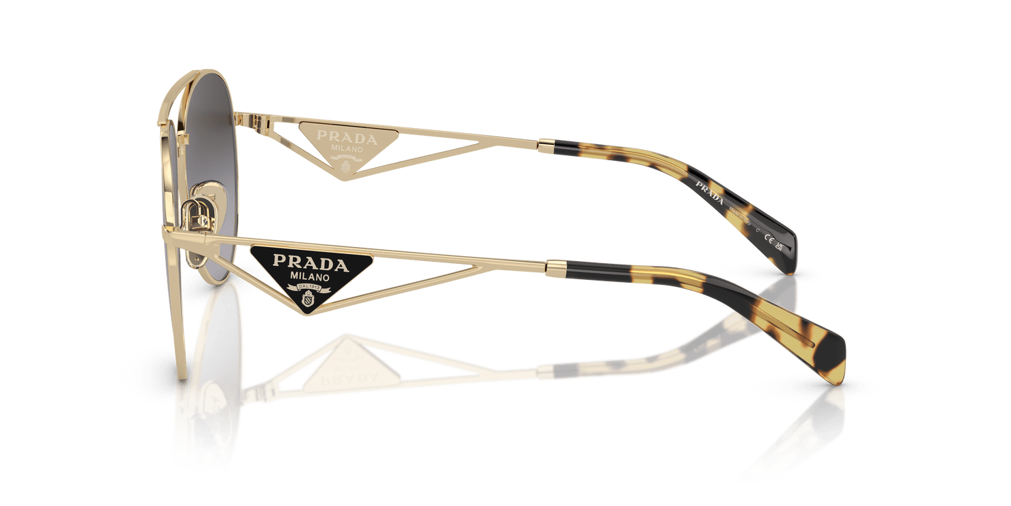 Prada Sunglasses Pale Gold-Grey Gradient | PRADA PR 73ZS Pale Gold-Grey Gradient