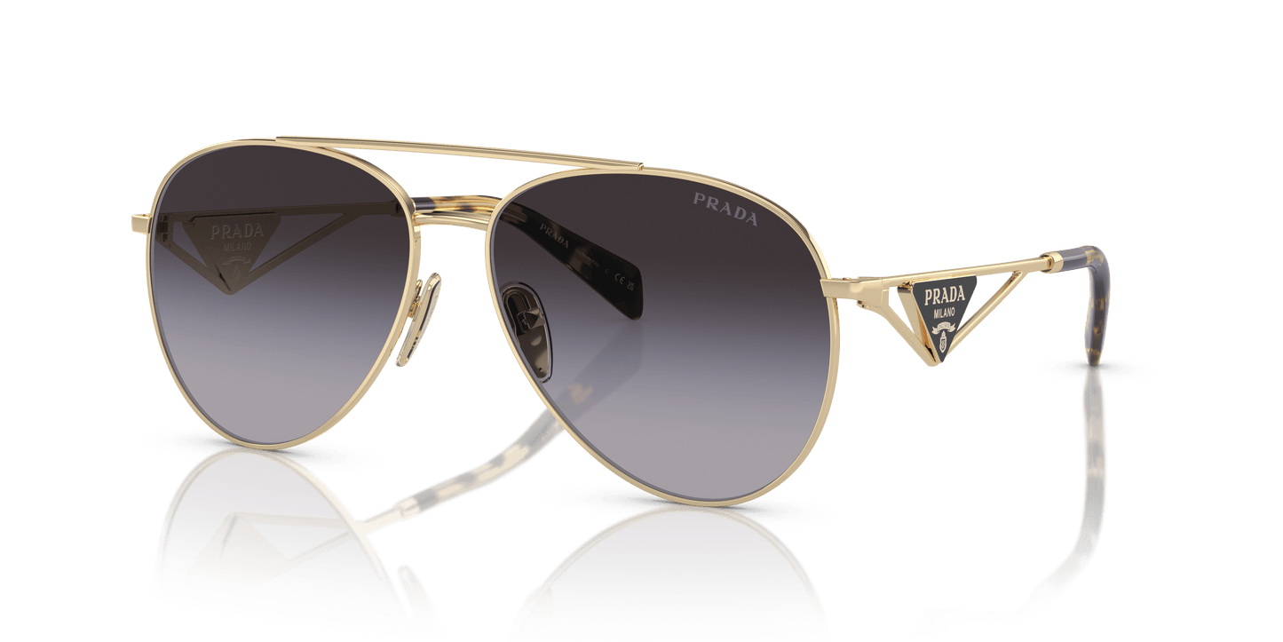 Prada Sunglasses Pale Gold-Grey Gradient | PRADA PR 73ZS Pale Gold-Grey Gradient