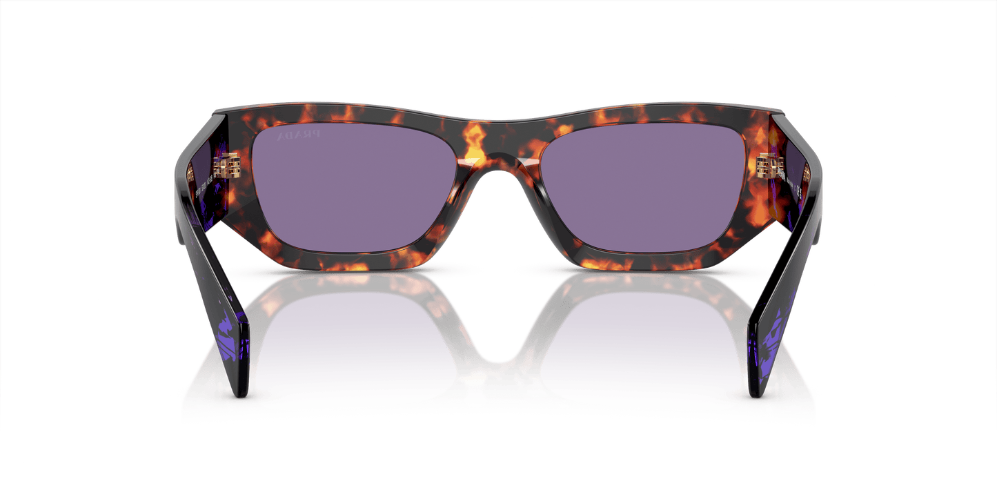 Prada Havana-Violet Mirror Internal Silver Sunglasses | PRADA PR A01S Havana-Violet Mirror Internal Silver