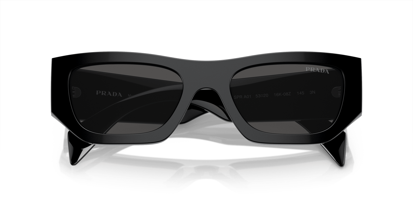 משקפי שמש פראדה שחור-אפור כהה | PRADA PR A01S Black-Dark Grey