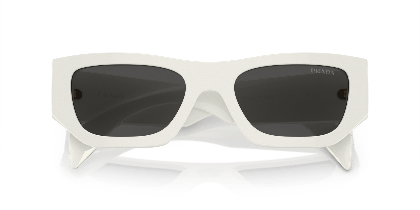 Prada Sunglasses White-Dark Grey | PRADA PR A01S White-Dark Grey