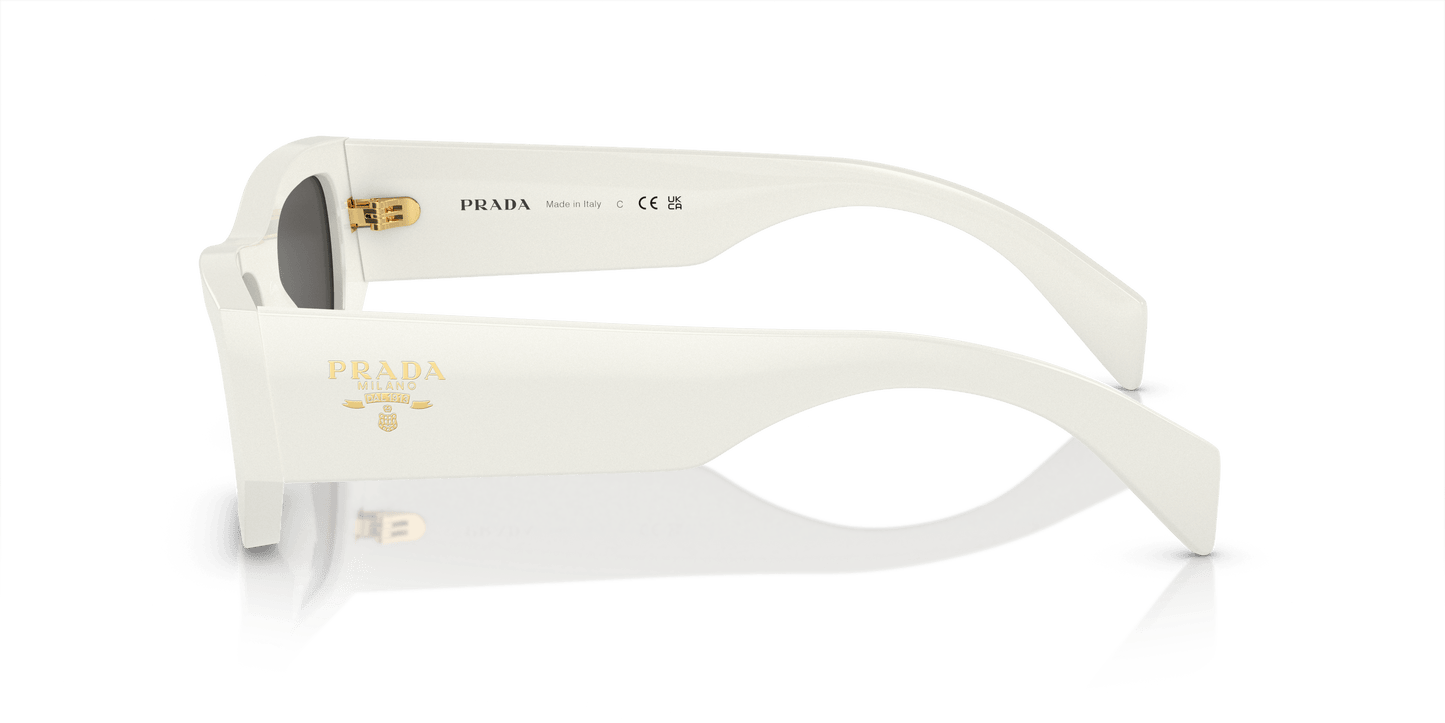 Prada Sunglasses White-Dark Grey | PRADA PR A01S White-Dark Grey