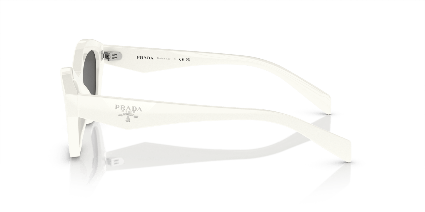 Prada Sunglasses White-Dark Grey | PRADA PR A02S White-Dark Grey