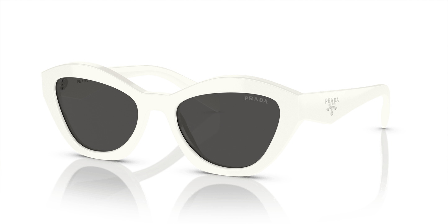 Prada Sunglasses White-Dark Grey | PRADA PR A02S White-Dark Grey