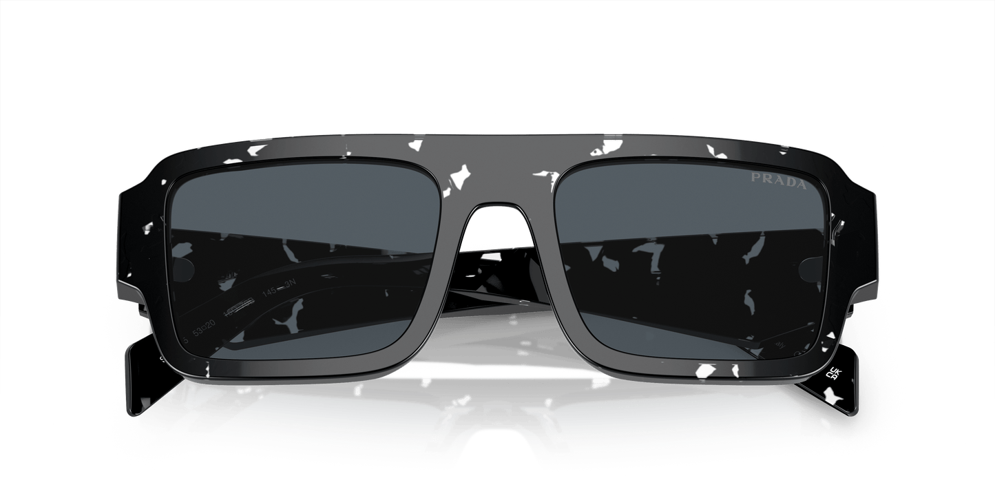 משקפי שמש פראדה צב שחור קריסטל-אפור כהה | Prada PR A05S Tortoise Black Crystal-Dark Grey