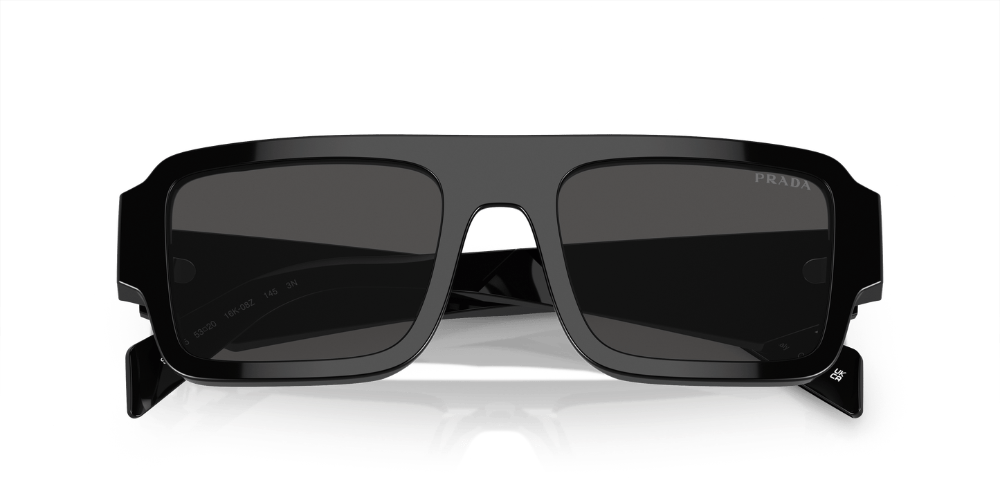משקפי שמש פראדה שחור-אפור כהה | Prada PR A05S Black-Dark Grey