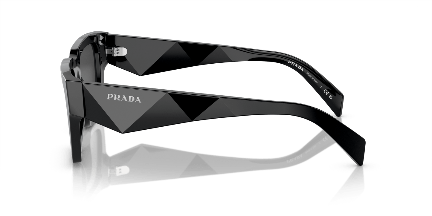 Prada Sunglasses Black-Dark Grey | Prada PR A06S Black-Dark Grey