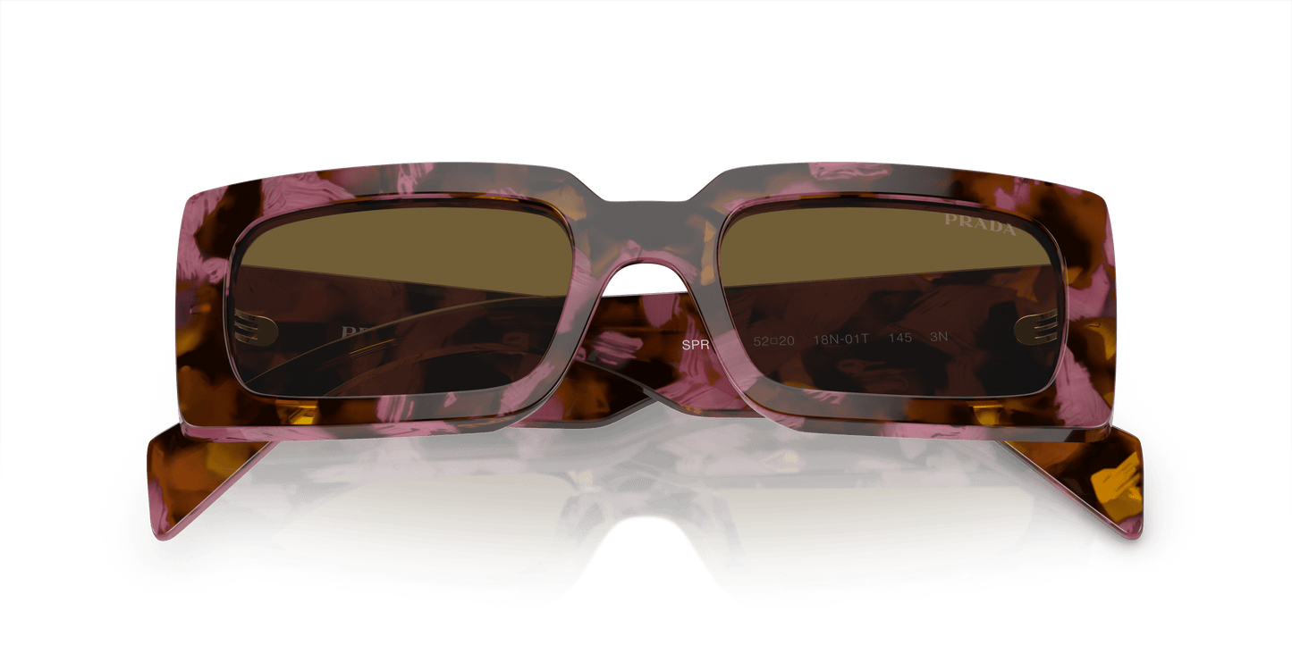 Prada Sunglasses Mahogany-Dark Brown | PRADA PR A07S Mahogany-Dark Brown