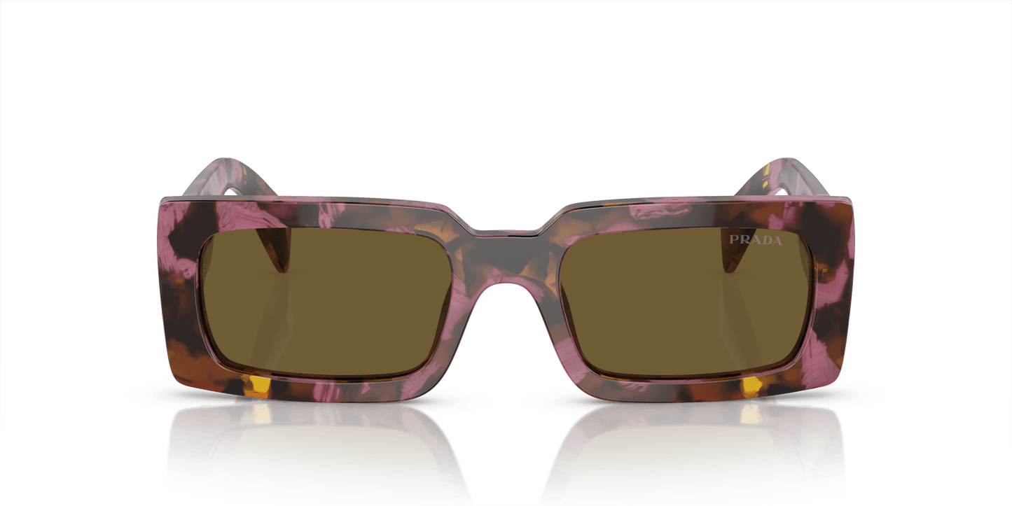 Prada Sunglasses Mahogany-Dark Brown | PRADA PR A07S Mahogany-Dark Brown