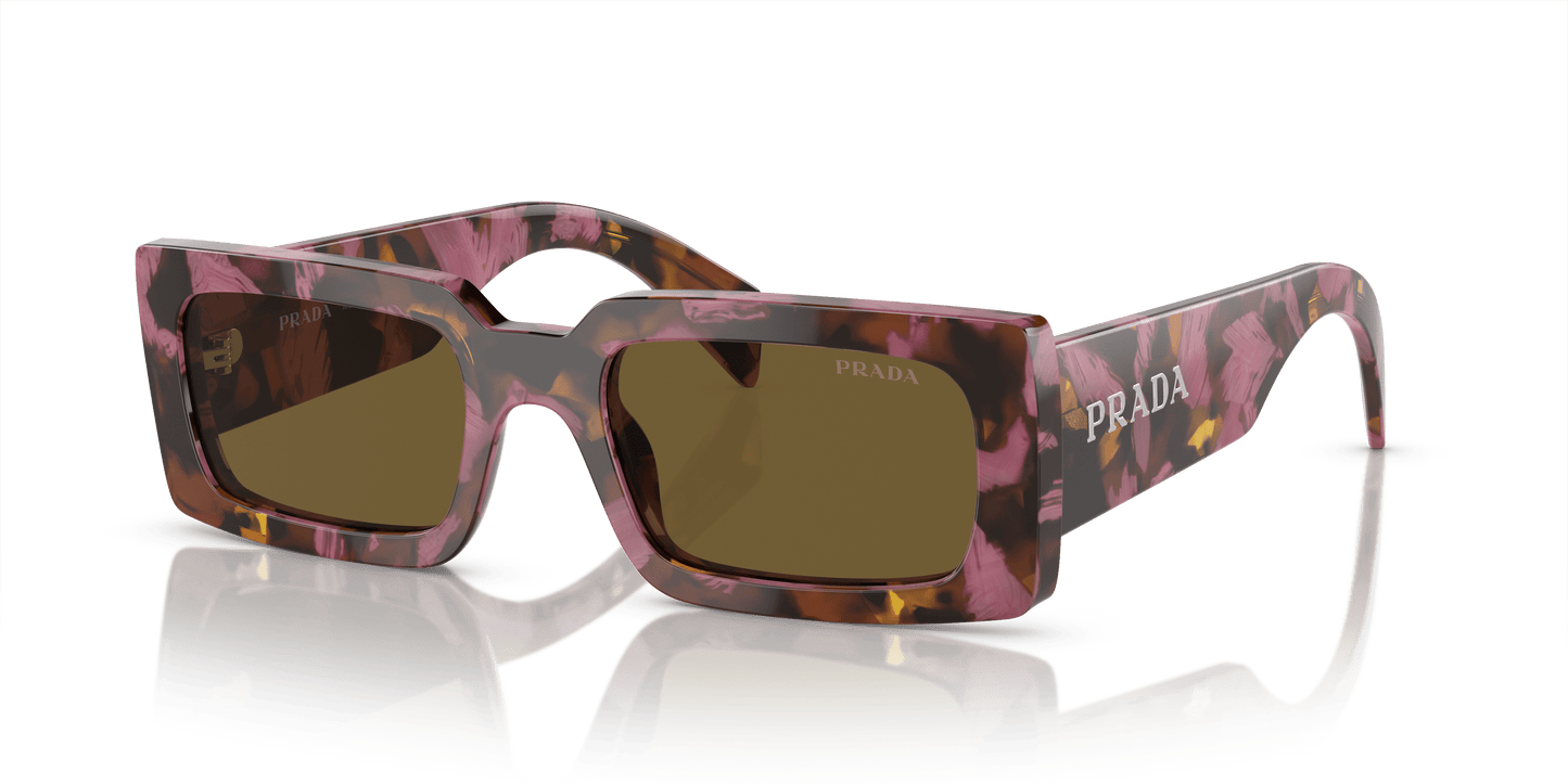 Prada Sunglasses Mahogany-Dark Brown | PRADA PR A07S Mahogany-Dark Brown