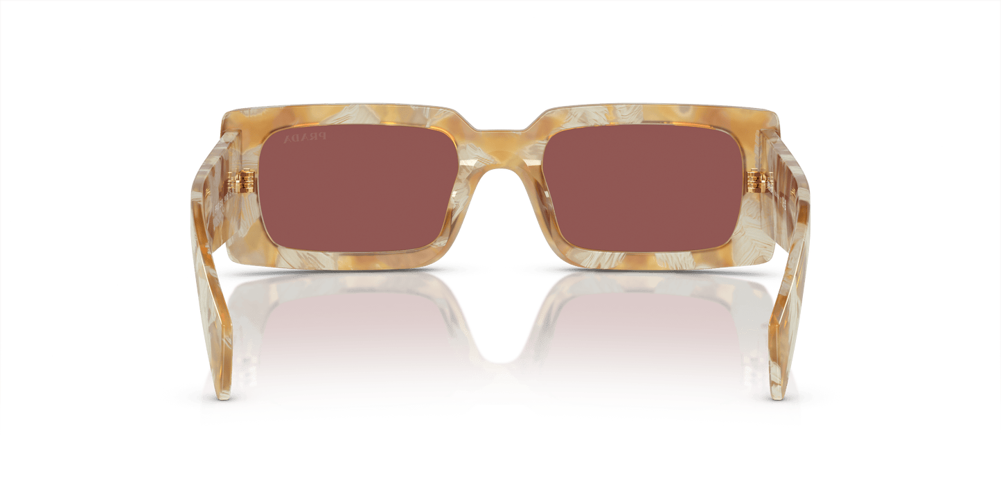Prada Sunglasses Desert Tortoise-Dark Violet | PRADA PR A07S Desert Tortoise-Dark Violet