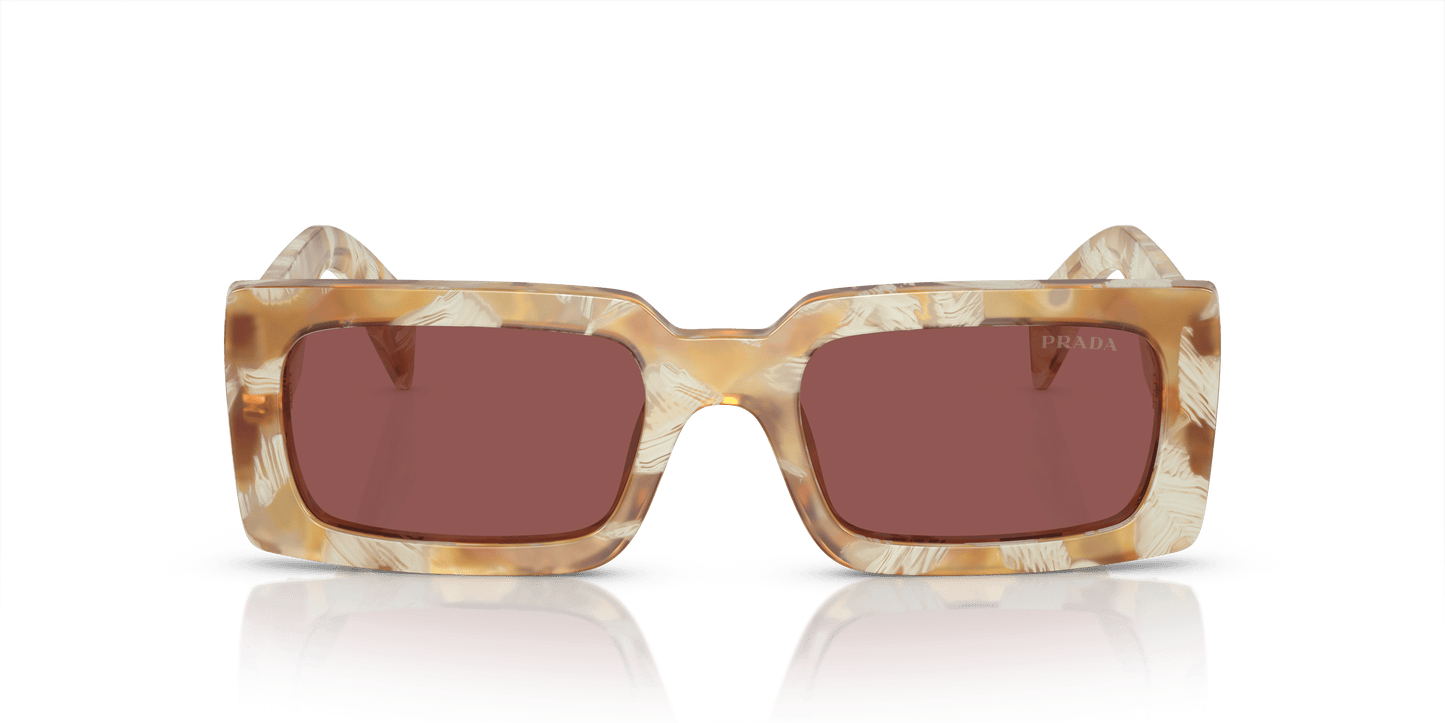 Prada Sunglasses Desert Tortoise-Dark Violet | PRADA PR A07S Desert Tortoise-Dark Violet