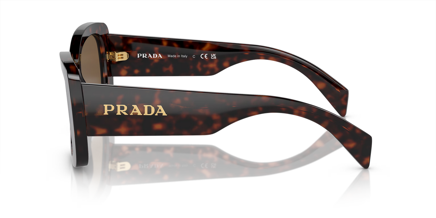 Prada Sunglasses Brown-Brown | Prada PR A08S Brown-Brown
