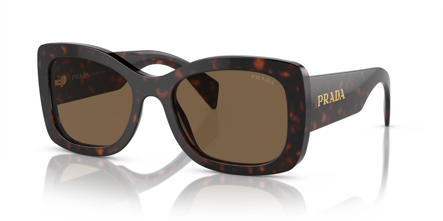 Prada Sunglasses Brown-Brown | Prada PR A08S Brown-Brown