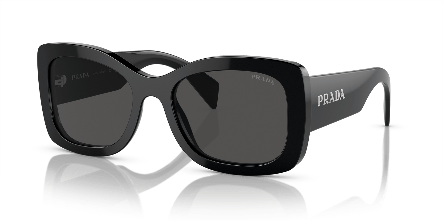 Prada Sunglasses Black-Dark Grey | PRADA PR A08S Black-Dark Grey