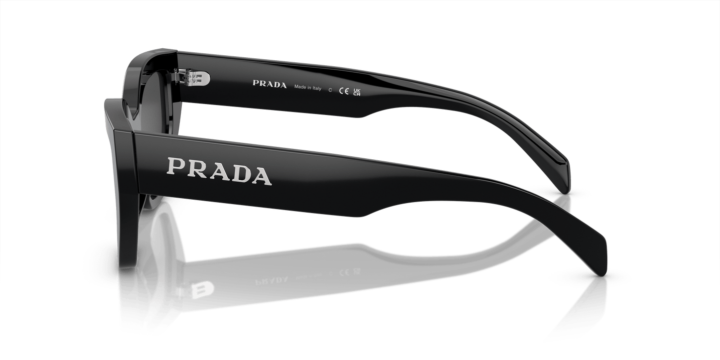 Prada Sunglasses Black-Dark Grey | PRADA PR A09S Black-Dark Grey