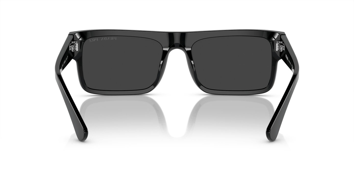 Prada Sunglasses Black-Polar Black | Prada PR A10S Black-Polar Black