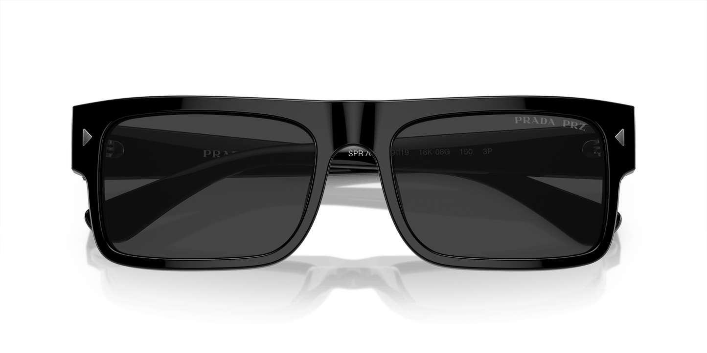 Prada Sunglasses Black-Polar Black | Prada PR A10S Black-Polar Black