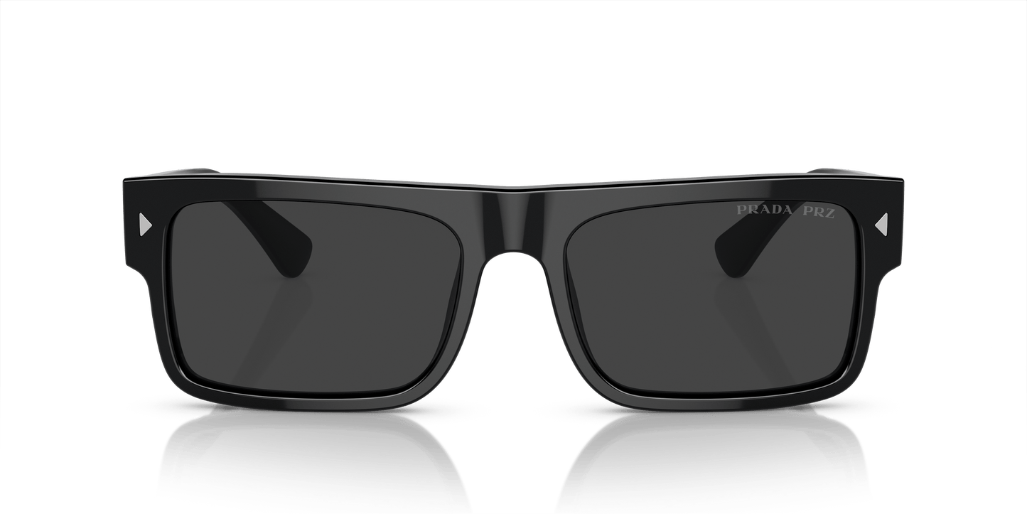 Prada Sunglasses Black-Polar Black | Prada PR A10S Black-Polar Black