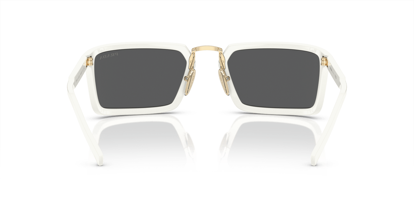 Prada Sunglasses White-Dark Grey | PRADA PR A11S White-Dark Grey