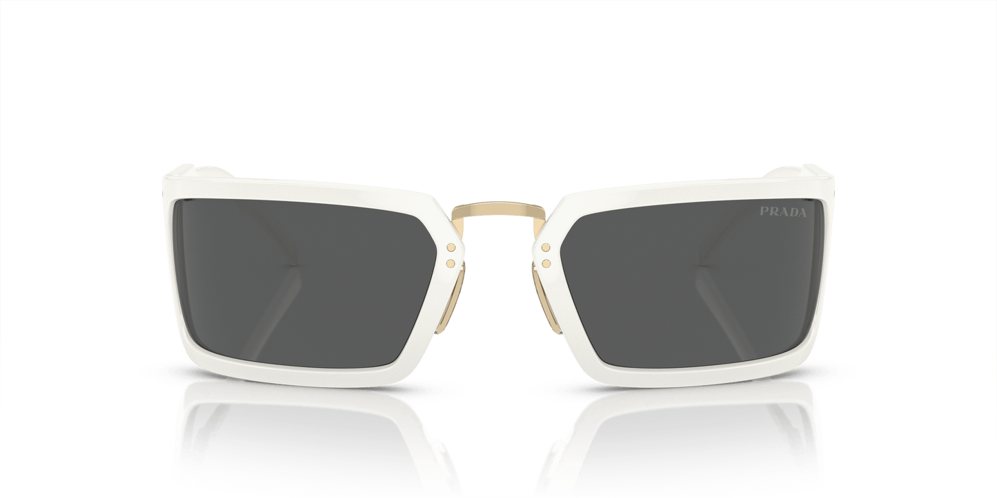 Prada Sunglasses White-Dark Grey | PRADA PR A11S White-Dark Grey