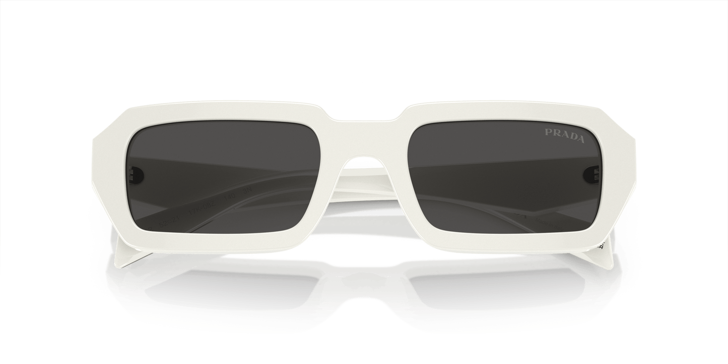 משקפי שמש פראדה לבן-אפור כהה | PRADA PR A12S White-Dark Grey