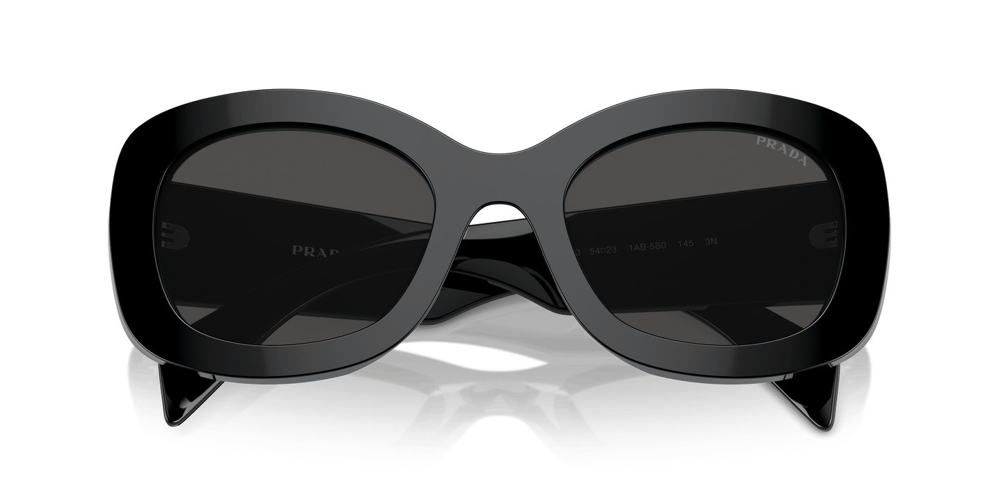 משקפי שמש פראדה שחור-אפור כהה | PRADA PR A13S Black-Dark Grey