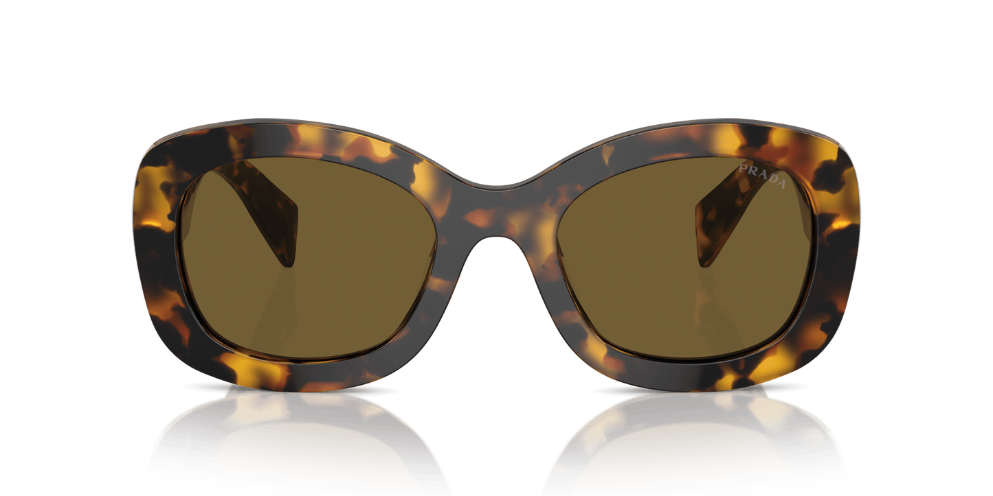 Prada Honey Tortoise-Dark Brown Sunglasses | PRADA PR A13S Honey Tortoise-Dark Brown