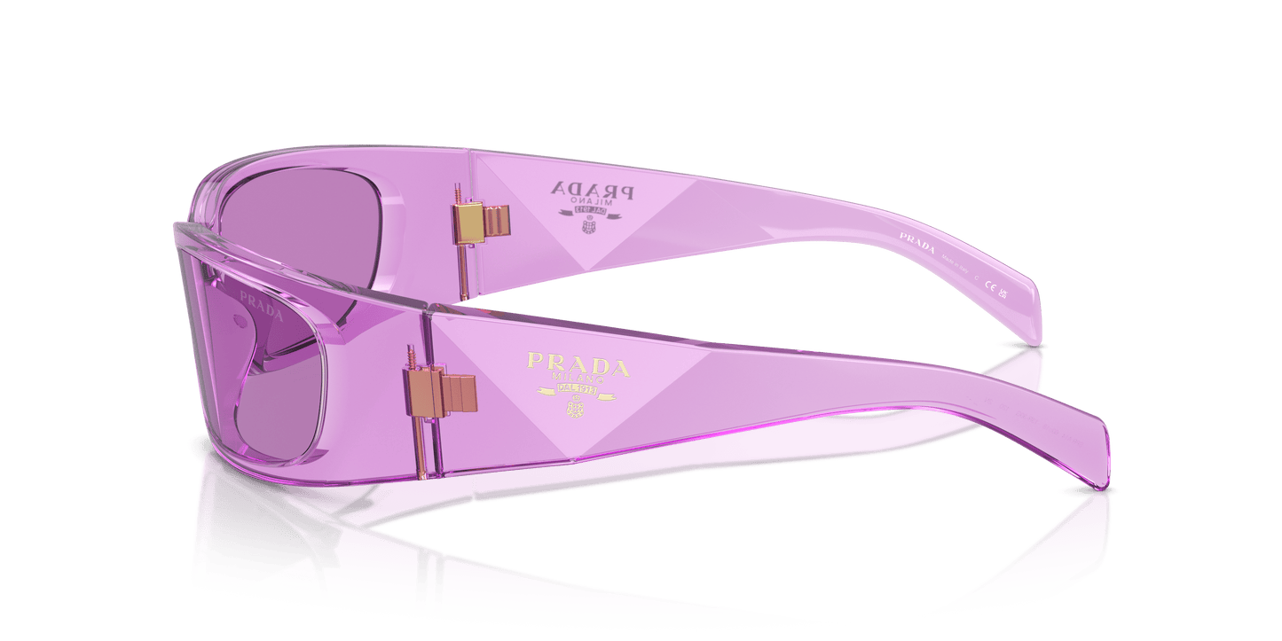 משקפי שמש פראדה שקוף אמטיסט-סגול | PRADA PR A14S Transparent Ametyst-Purple