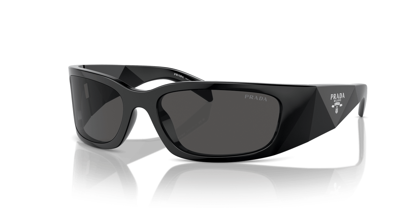 Prada Sunglasses Black-Dark Grey | PRADA PR A14S Black-Dark Grey