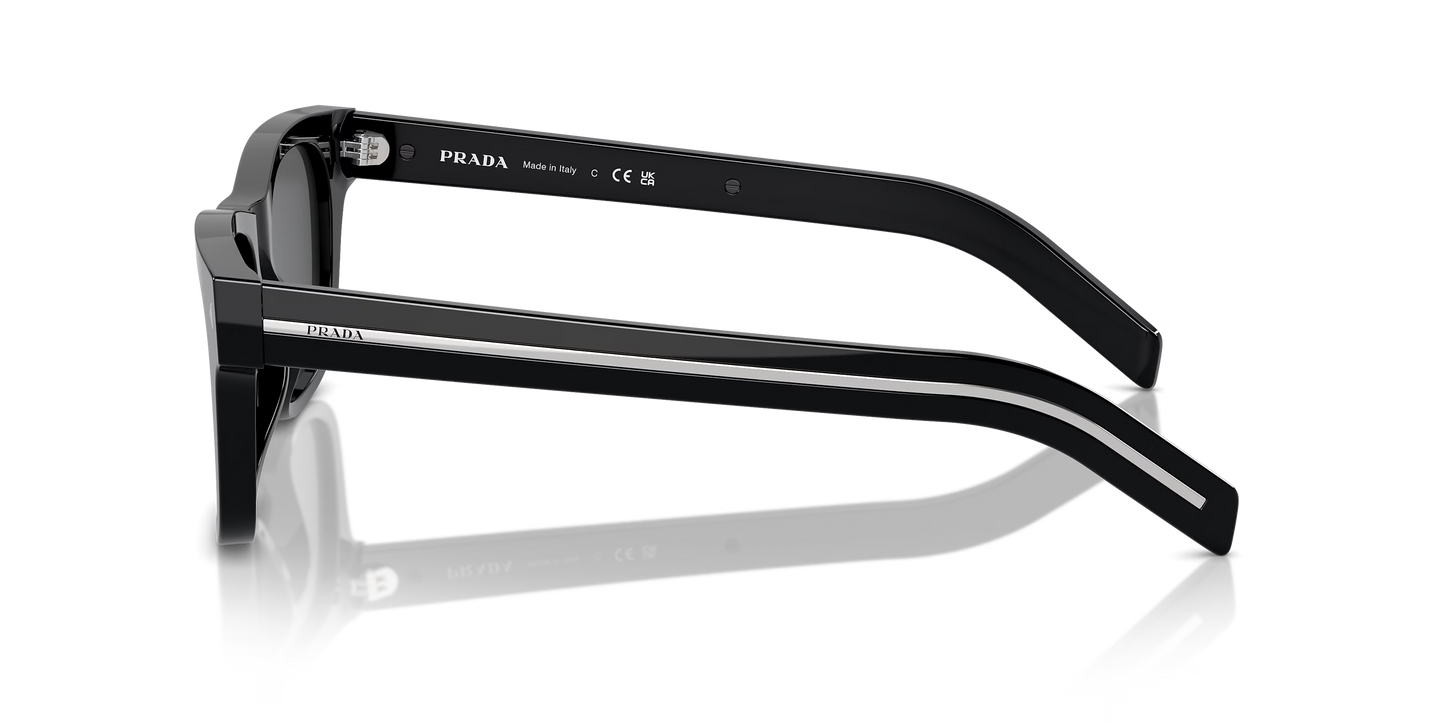 משקפי שמש פראדה שחור-אפור | Prada PR A17S Black-Grey