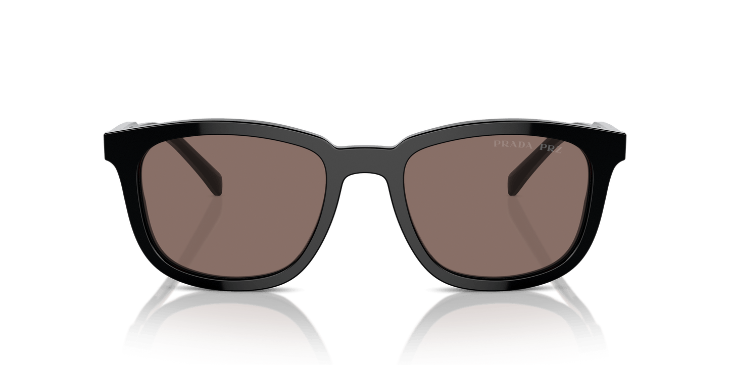 Prada Sunglasses Black-Polar Brown | Prada PR A21S Black-Polar Brown