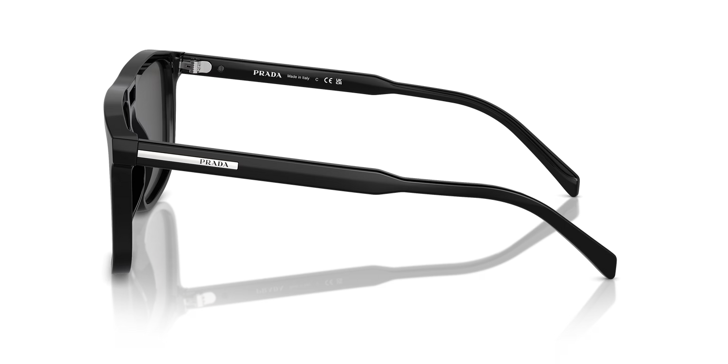 משקפי שמש פראדה שחור-אפור | Prada PR A22S Black-Grey