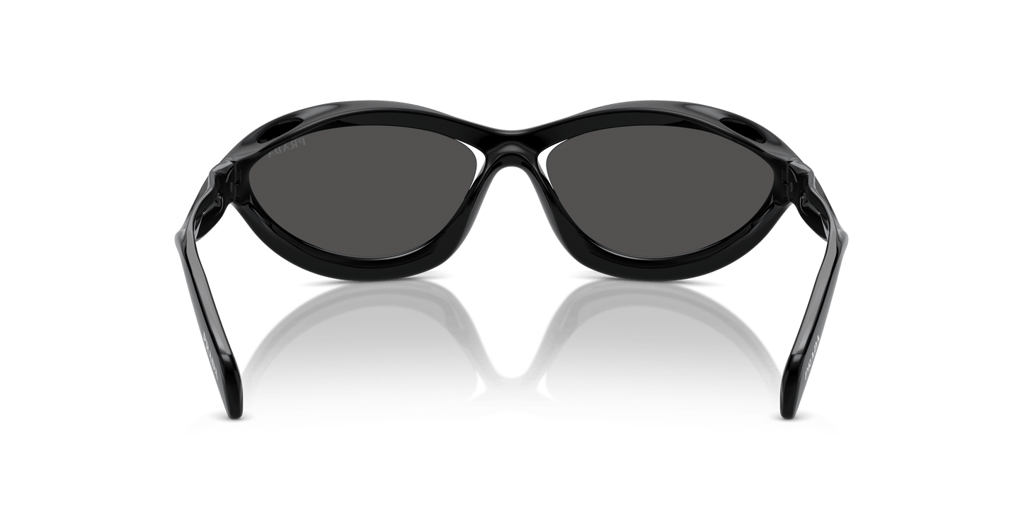 Prada Sunglasses Black-Dark Grey | PRADA PR A23S Black-Dark Grey