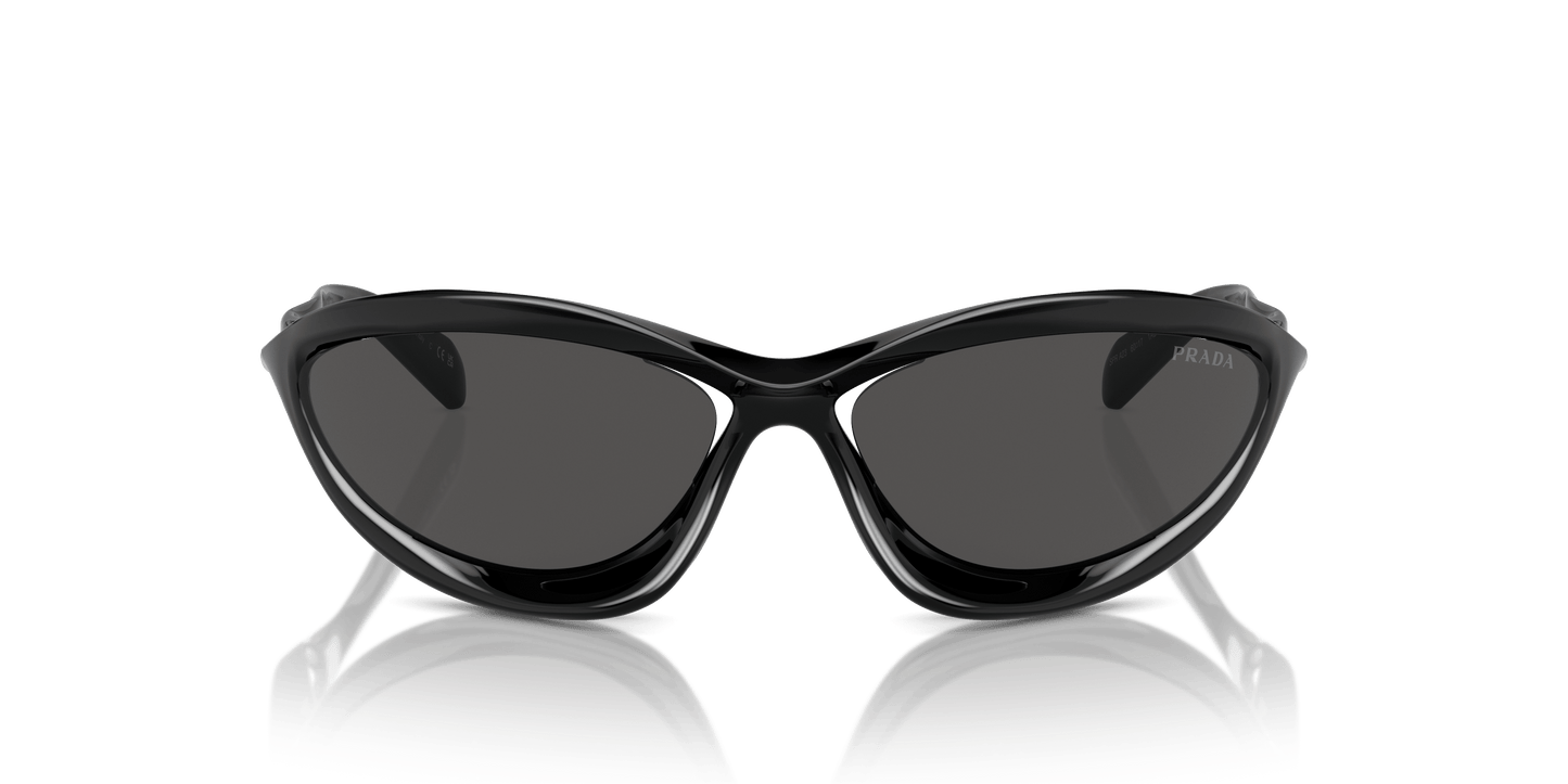 Prada Sunglasses Black-Dark Grey | PRADA PR A23S Black-Dark Grey