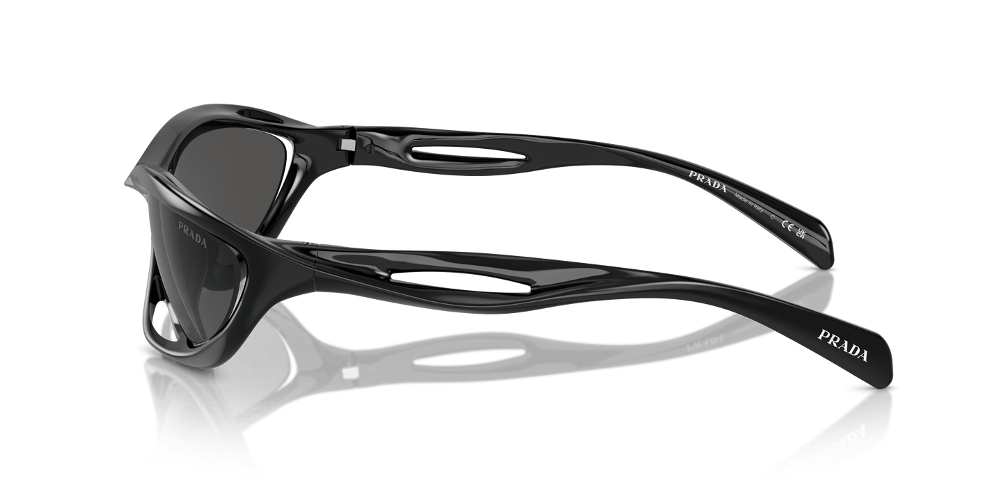 Prada Sunglasses Black-Dark Grey | PRADA PR A23S Black-Dark Grey