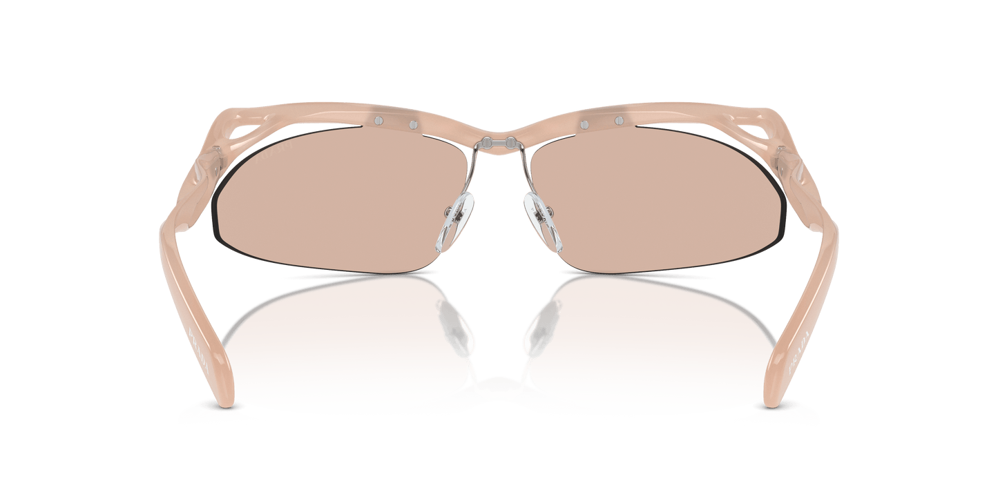 Prada Sunglasses Opal Peach-Light Brown | PRADA PR A25S Opal Peach-Light Brown