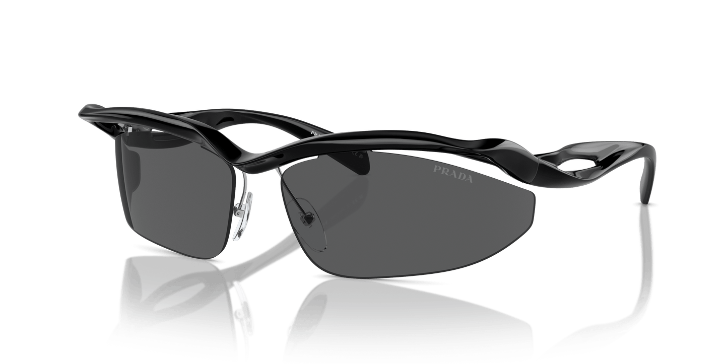 Prada Sunglasses Black-Dark Grey | PRADA PR A25S Black-Dark Grey