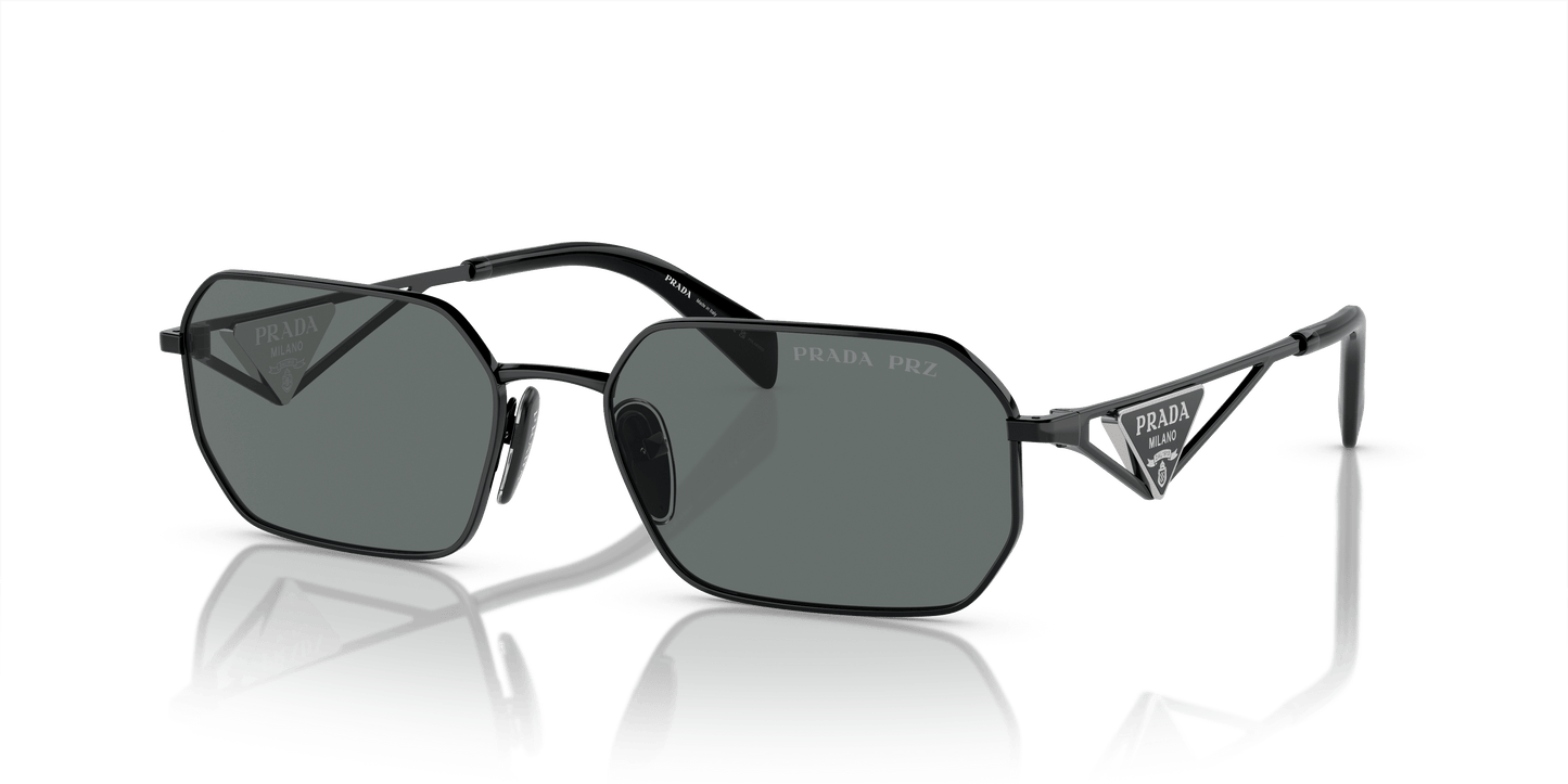 Prada Sunglasses Black-Black Grey Polar | PRADA PR A51S Black-Black Grey Polar